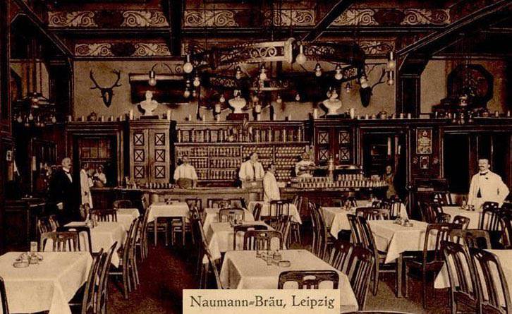 Naumann-Bräu, Dresdner Hof (Bierausschank im Naumann-Bräu um 1930)